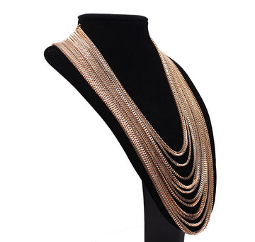 N1696 - Retro Layered Necklace